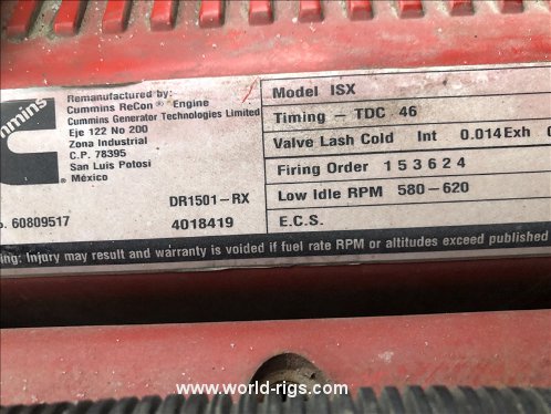 Drilling Rig - 2001 Built for Sale